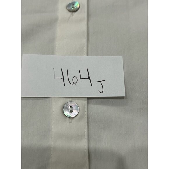 Chicos Womens White Button-Up Shirt Long Sleeve Collared Blouse Top Sz Large - Picture 9 of 9